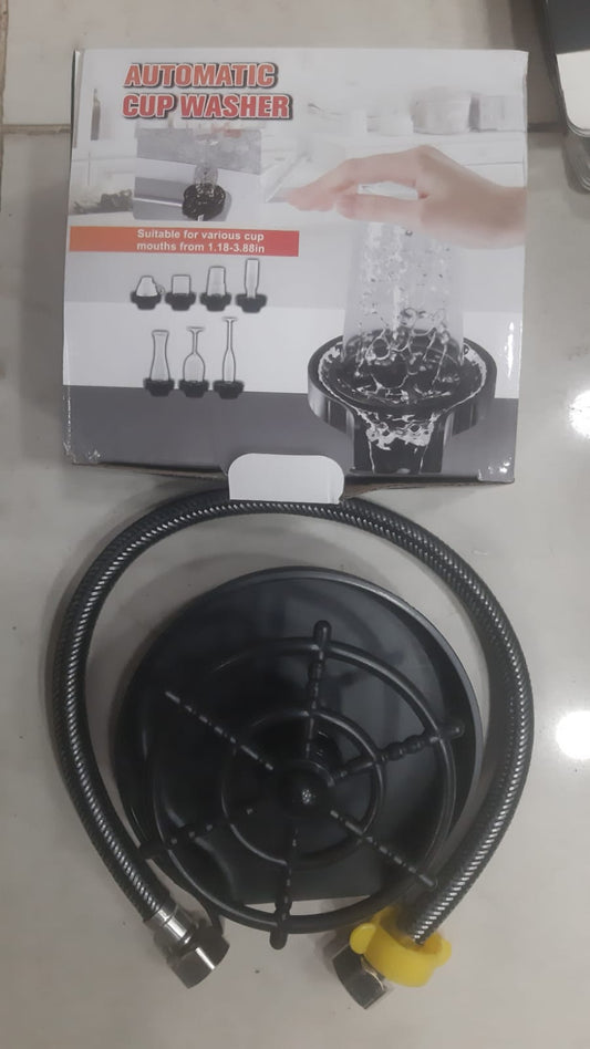 High Pressure Faucet Glass Rinser Automatic Cup Washer Bar Kitchen